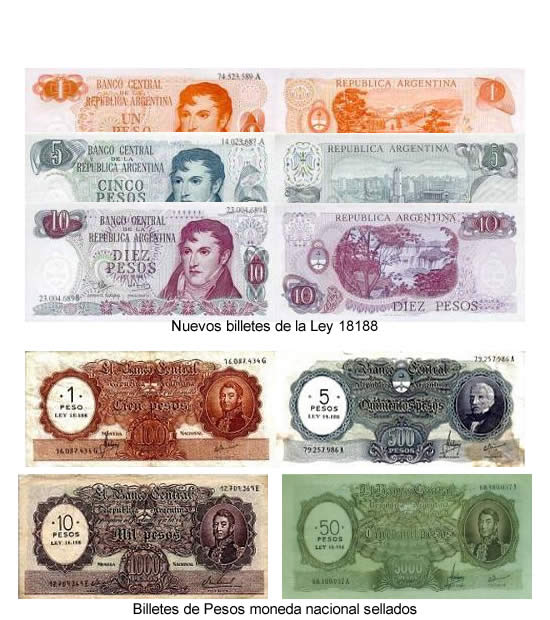 Pesos Ley 18188